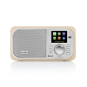 Internet radio GoGEN IR 237 BTDAB, 4 W, DAB+/FM, Bluetooth, USB, LCD color, ceas cu alarma, argintiu/maro - Img 3