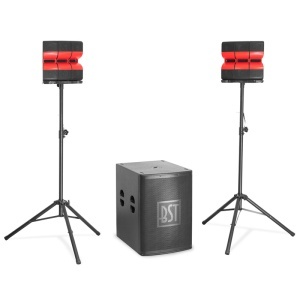 KIT 2.1 SUBWOOFER 18''/46CM + 2 SATELITI 4''/10CM 1200W RMS - Img 2