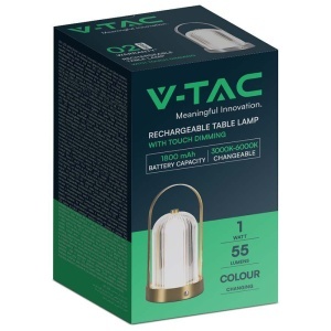 LAMPA BIROU 3IN1 CU ACUMULATOR 1800MAH - FRENCH GOLD - Img 3