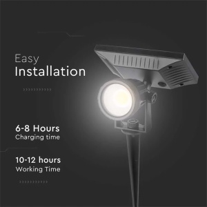 LAMPA GRADINA 2W INCARCARE SOLARA IP65 3000K - Img 6