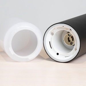 LAMPA GRADINA SOCLU GU10 80X80X50CM IP54 - NEGRU - Img 5