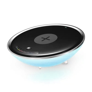LAMPA LED 10W INCARCARE WIRELESS QI PLATINET - Img 4