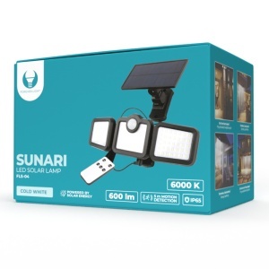 LAMPA LED CU INCARCARE SOLARA SI SENZOR DE MISCARE 10W 6000K - Img 9