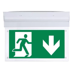 LAMPA LED IESIRE DE URGENTA 2W 6000K ALB RECE - Img 2