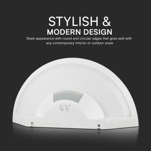 LAMPA PERETE LED 10W IP54 SENZOR DE MISCARE 3IN1 - ALB - Img 10