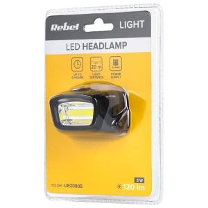 LANTERNA FRONTALA LED 3W COB 120LM REBEL - Img 4