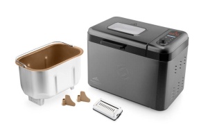 Masina de facut paine ETA Duplica II Origin 3147 90010, 850 W, 24 programe, capacitate 1.5 kg, dispenser automat ingrediente, afisaj Touch, Negru/Inox - Img 3