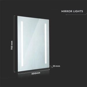 OGLINDA ILUMINATA LED 35W 6400K ALB RECE IP44 ANTI ABURIRE - Img 4