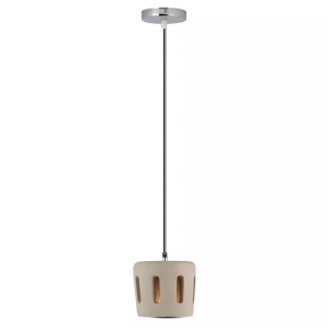 PENDUL TAVAN MAX 60W IP20 ABAJUR CERAMIC 20CM - Img 2