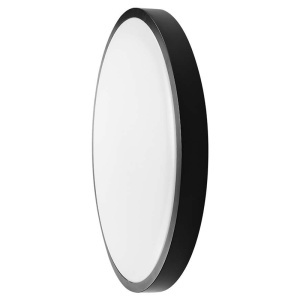 PLAFONIERA LED 18W IP44 6500K ALB RECE - NEGRU - Img 2