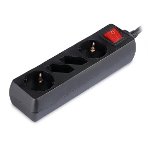 PRELUNGITOR 4 CAI CU INTRERUPATOR 1.5M( 3G1.5MM2) NEGRU - Img 3