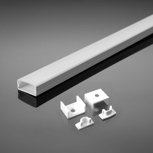 PROFIL ALUMINIU PENTRU 2M 17.4MM X 7.MM MAT ALB - Img 3