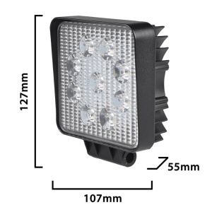 PROIECTOR AUTO LED 12/24V 27W 1800LM IP67 - Img 2
