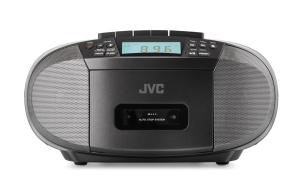 Radiocasetofon stereo cu CD JVC RC-E444B, 4W RMS, Bluetooth, USB, afisaj LCD, ceas, negru - Img 4
