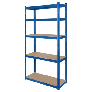 RAFT METALIC 5 POLITE 750K MDF 180X90X40 ALBASTRU REBEL - Img 3