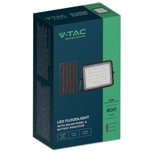 REFLECTOR CU INCARCARE SOLARA 10W 800LM 6400K - NEGRU - Img 9