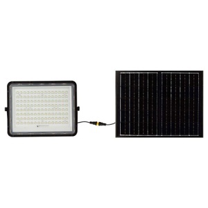 REFLECTOR CU INCARCARE SOLARA 20W 1800LM 6400K - NEGRU - Img 1