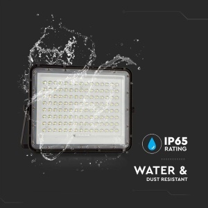 REFLECTOR CU INCARCARE SOLARA 20W 1800LM 6400K - NEGRU - Img 3