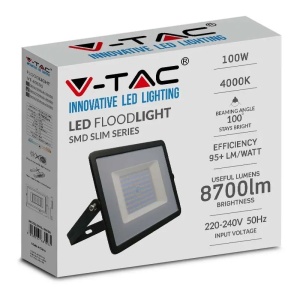 REFLECTOR LED SMD 100W 6500K IP65 - NEGRU - Img 4