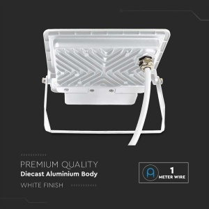 REFLECTOR LED SMD 50W 4000K IP65 CU SENZOR MISCARE - ALB - Img 3