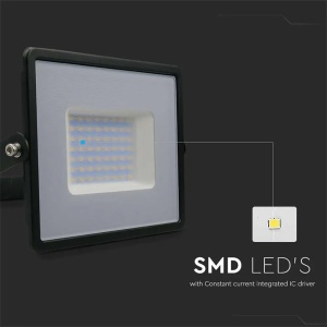 REFLECTOR LED SMD 50W 6500K IP65 - NEGRU - Img 6
