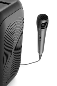 RESIGILAT - Boxa portabila JVC XS-EP314B, 60W, LED, Bluetooth, Karaoke, AUX, intrare USB, TWS, Microfon, Negru - Img 5