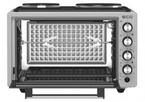 RESIGILAT - Cuptor electric ECG ETH 3701G, 37 L, putere maxima 2500 W, 2 plite, 40-230 °C, rotisor - Img 5