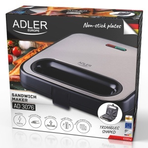 SANDWICH MAKER AD 3076 ADLER - Img 7