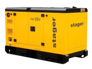 Stager YDY22S Generator insonorizat 22kVA, 87A, 1500rpm, monofazat, diesel - Img 5
