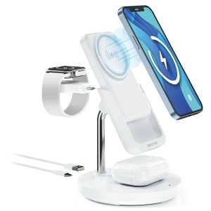 STATIE INCARCARE 5 IN 1 CU INCARCARE WIRELESS MAGNETIC - ALB - Img 2