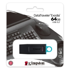 STICK DE MEMORIE USB KINGSTON 64GB 3.2 EXODIA DT - Img 5