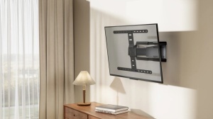 Suport TV GoGEN Slim XL , 43"-90" (109 - 229 cm), 50 kg, inclinare verticala si rotire laterala, negru - Img 13