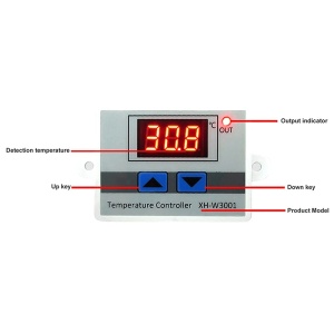 TERMOSTAT LCD TEMPERATURA XH-W3001 230V - Img 6