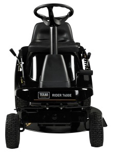Texas Rider 7600E tractoras pentru tuns gazonul 3 in 1, 12CP, benzina, latime taiere 760mm, inaltime taiere 30-76mm, sac colector 170l, pornire electrica - Img 8