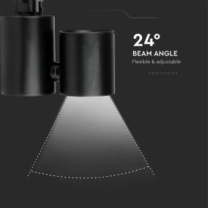 TRACKLIGHT LED 30W 6400K - NEGRU - Img 9