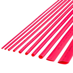 TUB TERMOCONTRACTABIL 4.5MM/1M ROSU SET 10 BUC - Img 2
