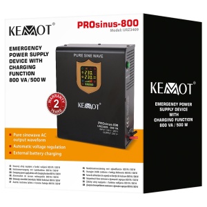 UPS CENTRALE TERMICE SINUS PUR 800VA/500W 12V KEMOT - Img 5