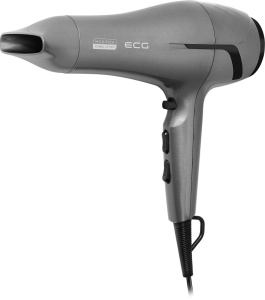 Uscator de par cu ionizare ECG Modifica Grigio Grande, 2200 W, 2 viteze, 3 niveluri de temperatura, gri - Img 1