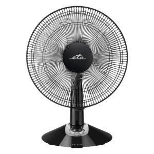 Ventilator de masa ETA Zefir 1607 90010, 45W, 30 cm, 5 palete, 4 moduri de suflare a aerului, oscilatie, negru - Img 1