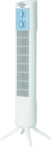 Ventilator turn ECG Tower Fan 1 White, 50 W, 3 viteze, oscilatie, timer 120 min, alb