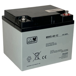 40ACUMULATOR STATIONAR AGM VRLA 12V 40AH MWS