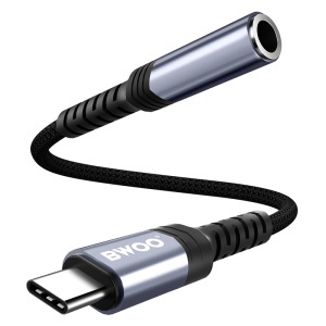 ADAPTOR AUDIO USB-C - JACK 3.5MM - NEGRU - Img 4