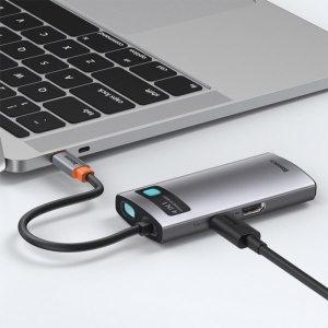 ADAPTOR MULTIFUNCTIONAL 4IN1 USB TIP C/HDMI/USB 3.0/USB2.0 + PD BASEUS - Img 7