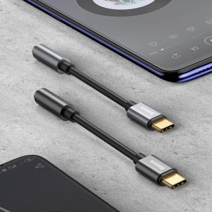 ADAPTOR USB-C - JACK 3.5MM BASEUS - NEGRU - Img 9