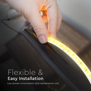 BANDA LED 5MM 8W/M 24V IP20 ROLA 10M 3IN1 CIP CREE - Img 8