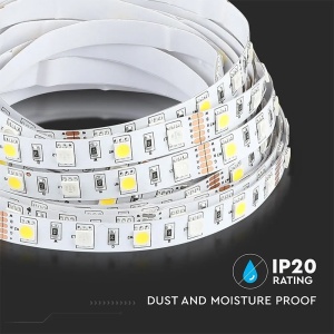 BANDA LED SMD5050 60LED/M RGB + ALB NEUTRU IP20 5M - Img 11