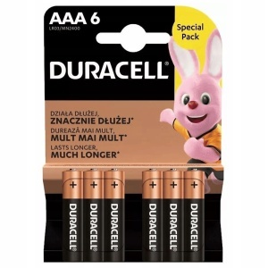BATERIE ALCALINA DURACELL LR03 BLISTER 6 BUC - Img 2