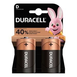 BATERIE ALCALINA LR20 BLISTER 2 BUC DURACELL