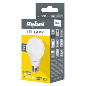 BEC LED A60 9W E27 6500K 230V REBEL - Img 3