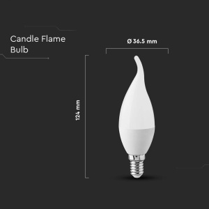BEC LED E14 3.7W 3000K ALB CALD - Img 4